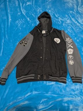 😇🖤 Angel on Duty: “Join the Hunt” Varsity Hoodie 🖤😇